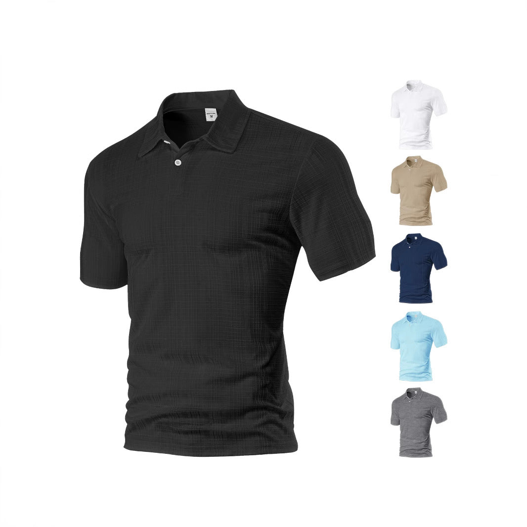 Herren Poloshirt mit strukturiertem Design und modischen Akzenten Aliams
