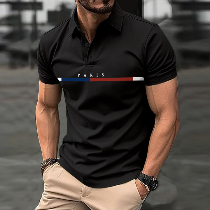 Herren Freizeit Polo Shirt Aliams