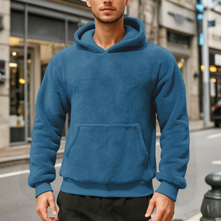 Herren bequemer Oversized Kapuzenpullover Aliams