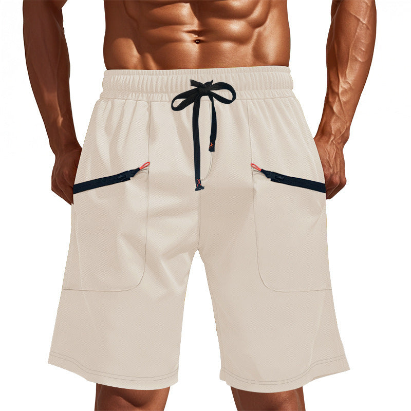Herren Sportliche Universelle Shorts mit funktionalen Taschen und elastischem Bund Aliams