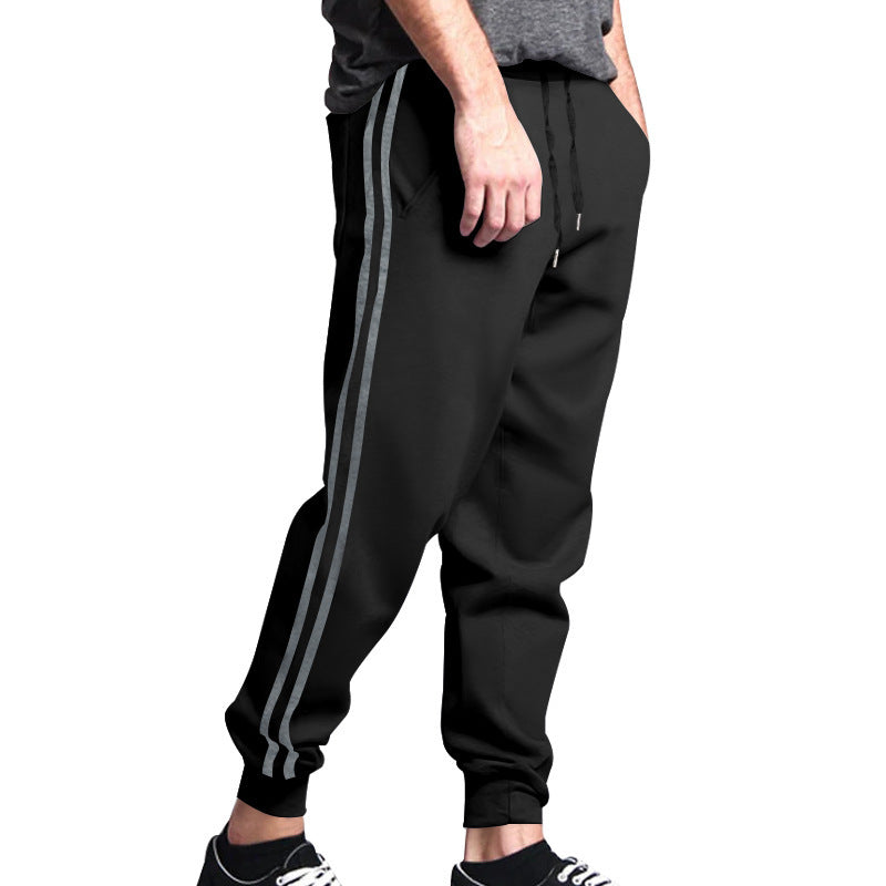 Herren Sportliche Jogginghose mit seitlichem Streifen Aliams