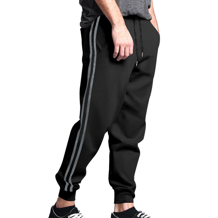 Herren Sportliche Jogginghose mit seitlichem Streifen Aliams