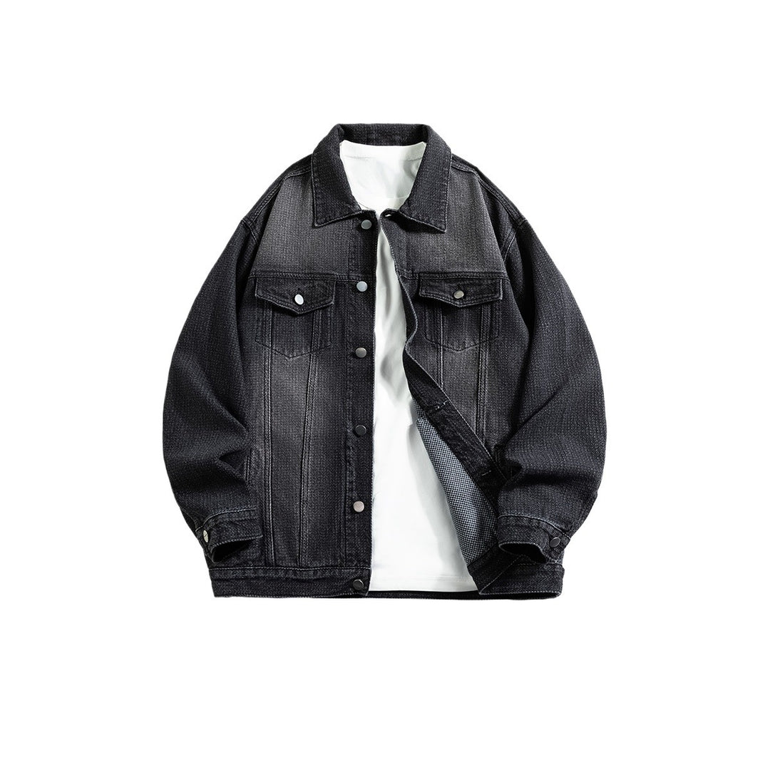 Herren Jeansjacke im klassischen Look mit praktischen Taschen Aliams