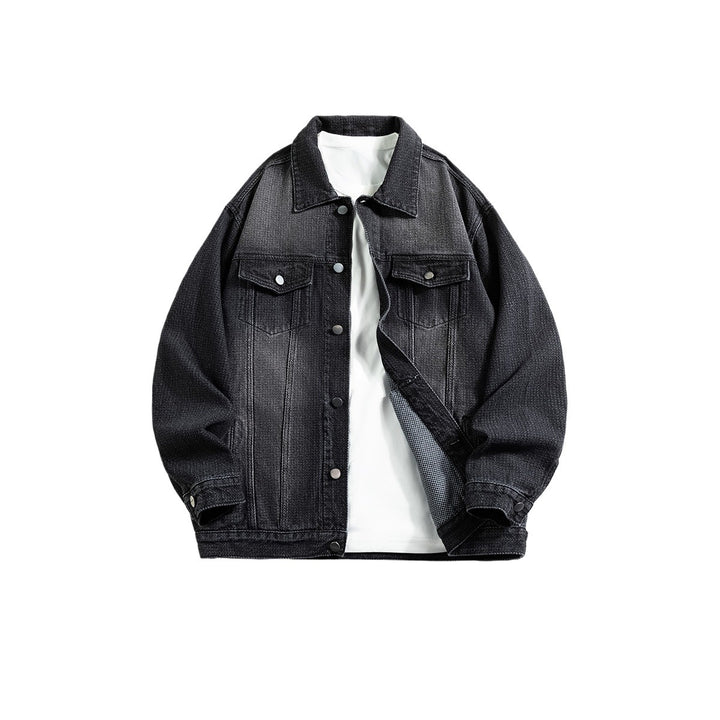 Herren Jeansjacke im klassischen Look mit praktischen Taschen Aliams