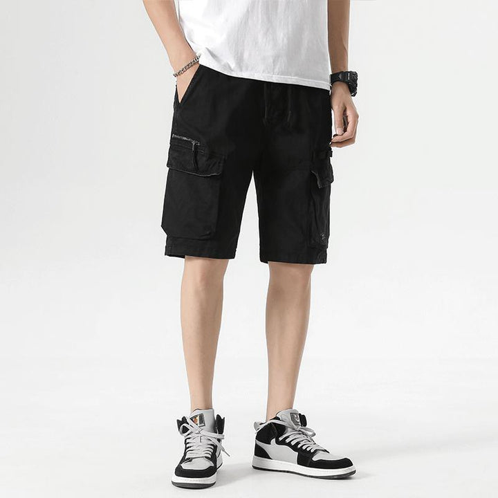 Herren Cargoshorts mit praktischen Taschen und elastischem Bund Aliams
