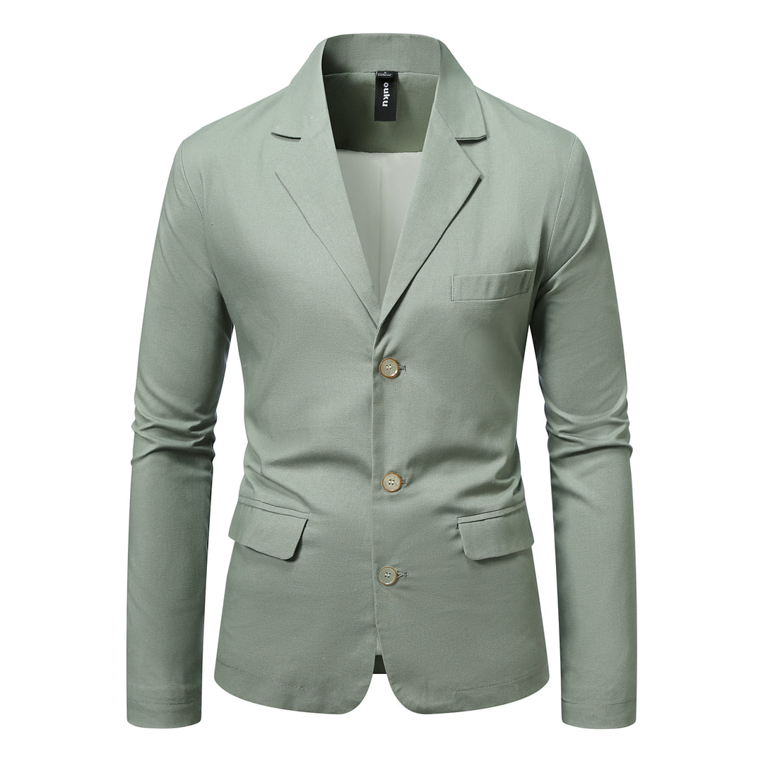 Herren eleganter Blazer mit praktischen Taschen und stilvollem Schnitt Aliams