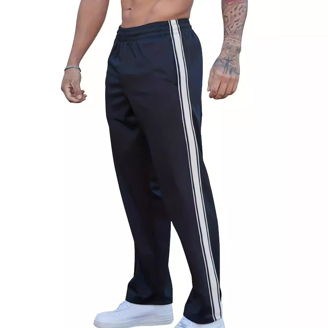 Herren Sportliche Freizeithose mit seitlichem Streifen Aliams