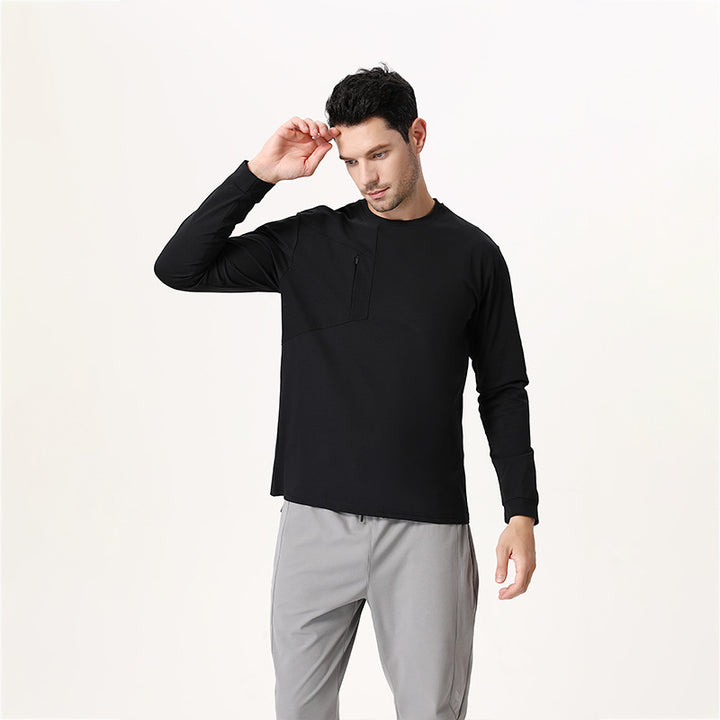 Herren Funktionsshirt mit praktischem Reißverschluss und innovativem Belüftungssystem Aliams