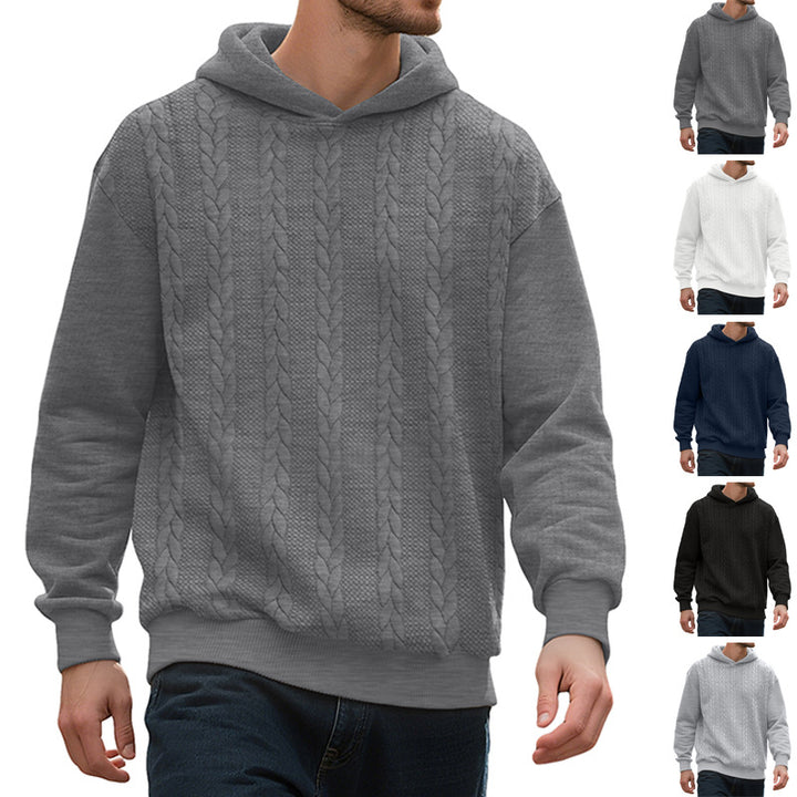 Herren Kapuzensweater mit innovativer Strickstruktur Aliams