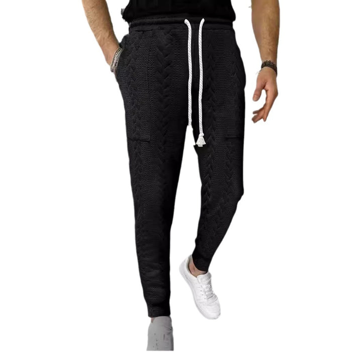 Herren Cargo Jogginghose mit elastischem Bund und praktischen Taschen Aliams