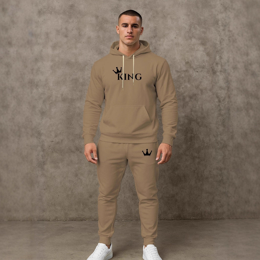 Herren hochwertiger Hoodie und Jogginghose Set Aliams