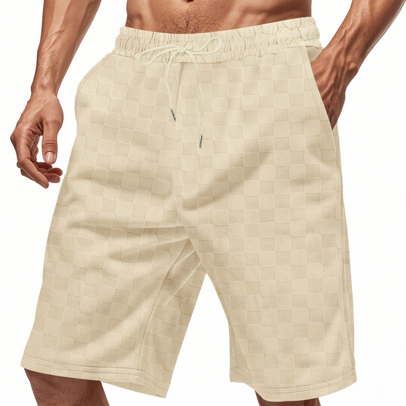 Herren bequeme Freizeithose mit elastischem Bund und Seitentaschen Aliams