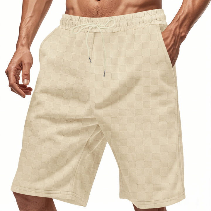 Herren bequeme Freizeithose mit elastischem Bund und Seitentaschen Aliams