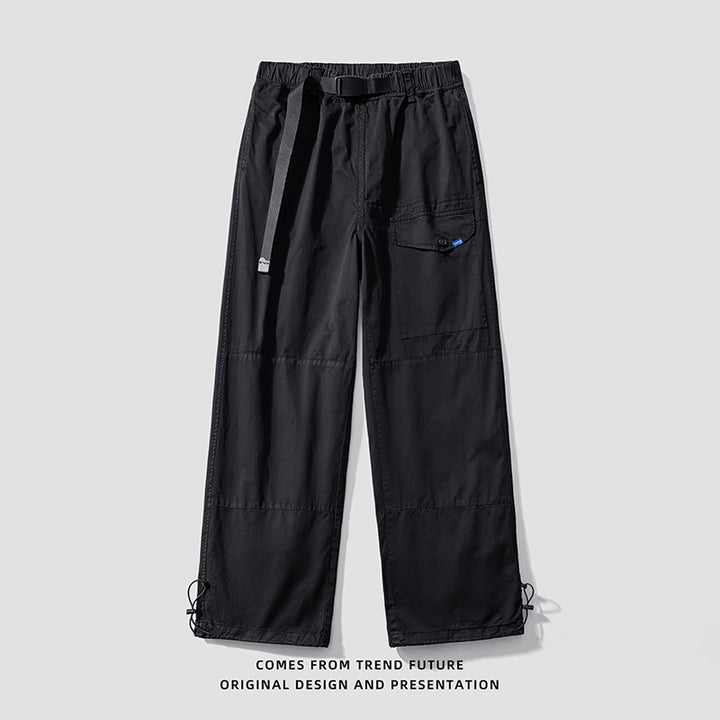 Herren Cargo-Hose mit verstellbarem Bund und praktischen Taschen Aliams