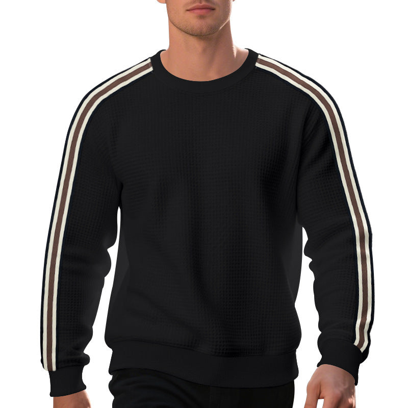 Herren Komfortables Sweatshirt mit strukturiertem Design und modischen Streifendetails Aliams