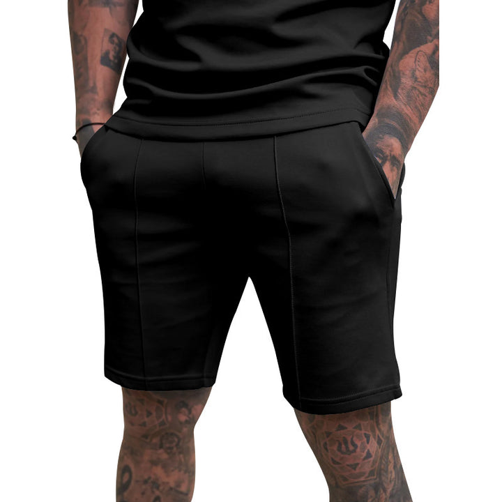 Herren bequeme Sportshorts mit elastischem Bund und praktischen Seitentaschen Aliams
