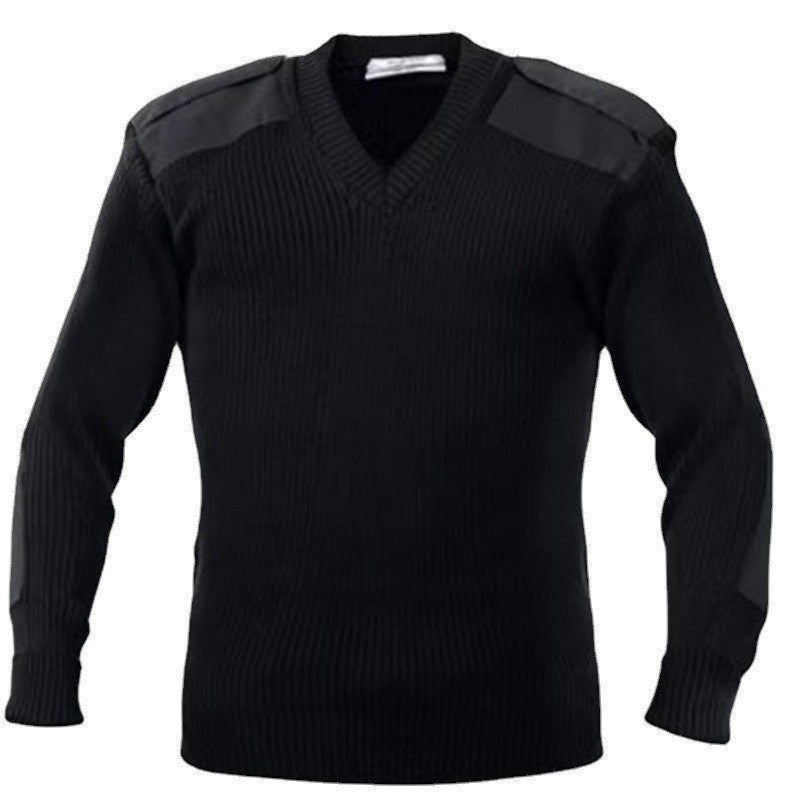 Herren strukturiertes Strickoberteil mit Schulterdetails Aliams