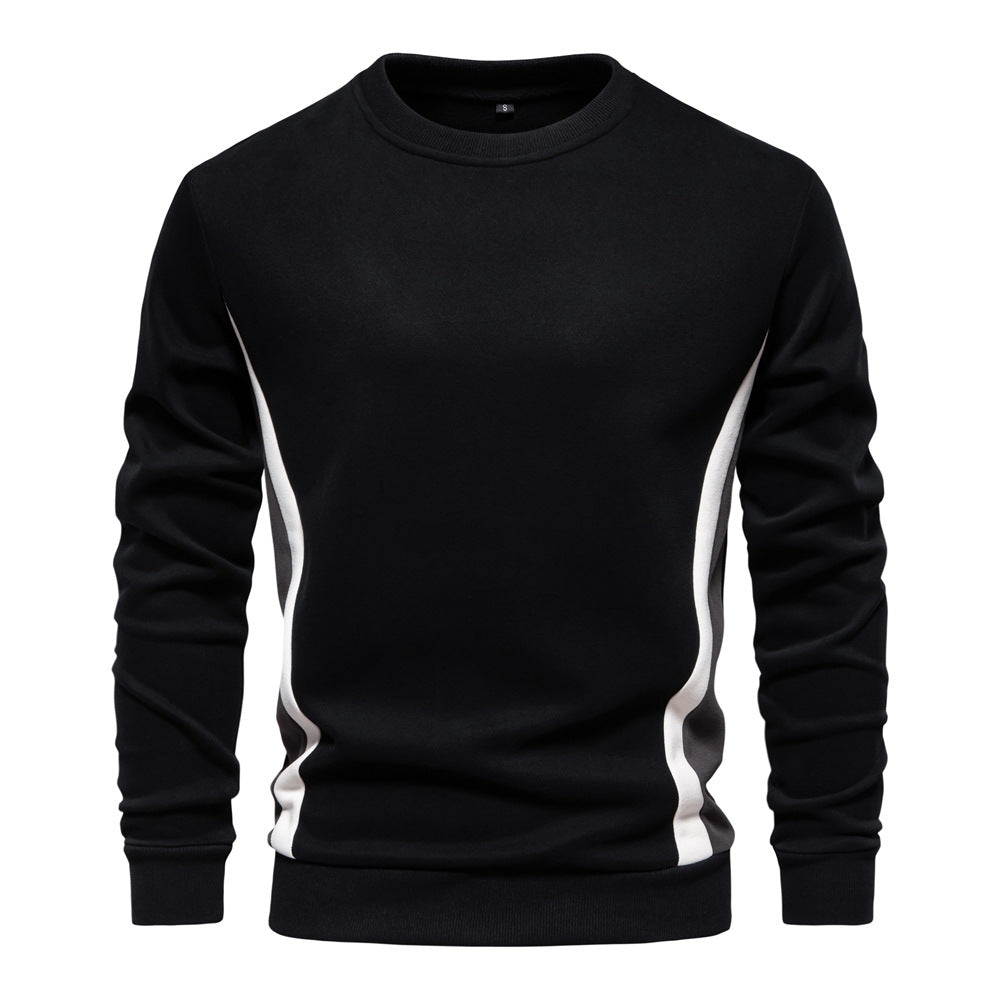 Herren Freizeit-Sweatshirt mit modernem Farbblockdesign Aliams
