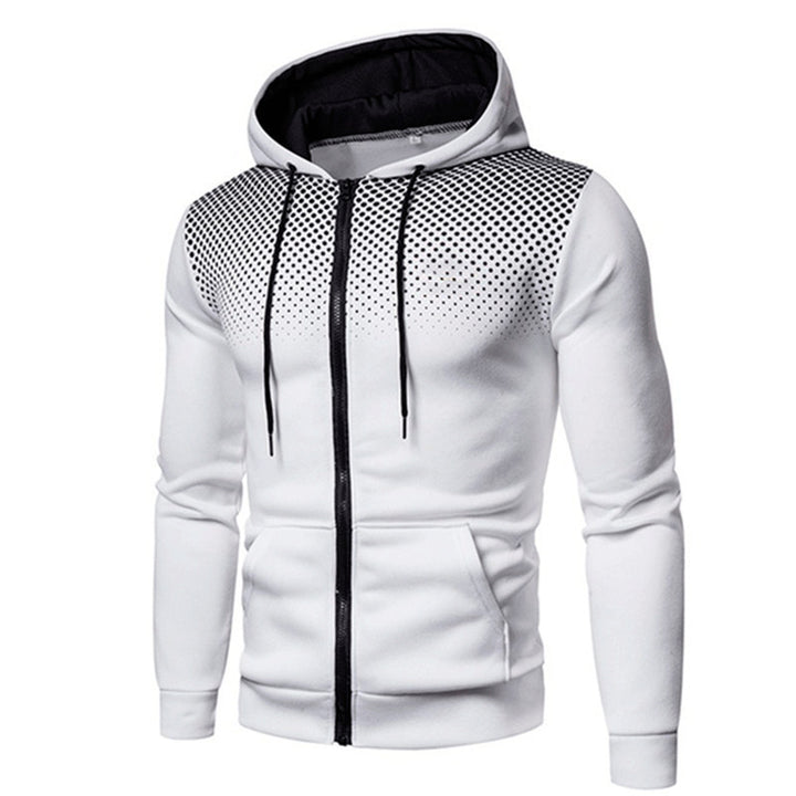 Herren Sportlicher Kapuzenpullover mit stylischem Reißverschluss und atmungsaktivem Material Aliams