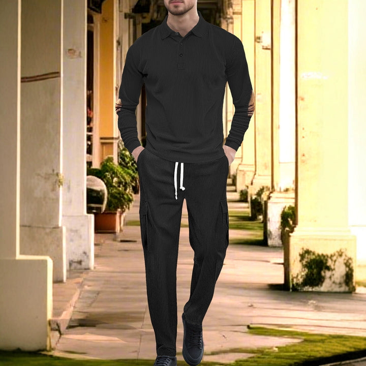 Herren Freizeitanzug mit strukturierter Oberfläche und eleganten Anpassungen Aliams