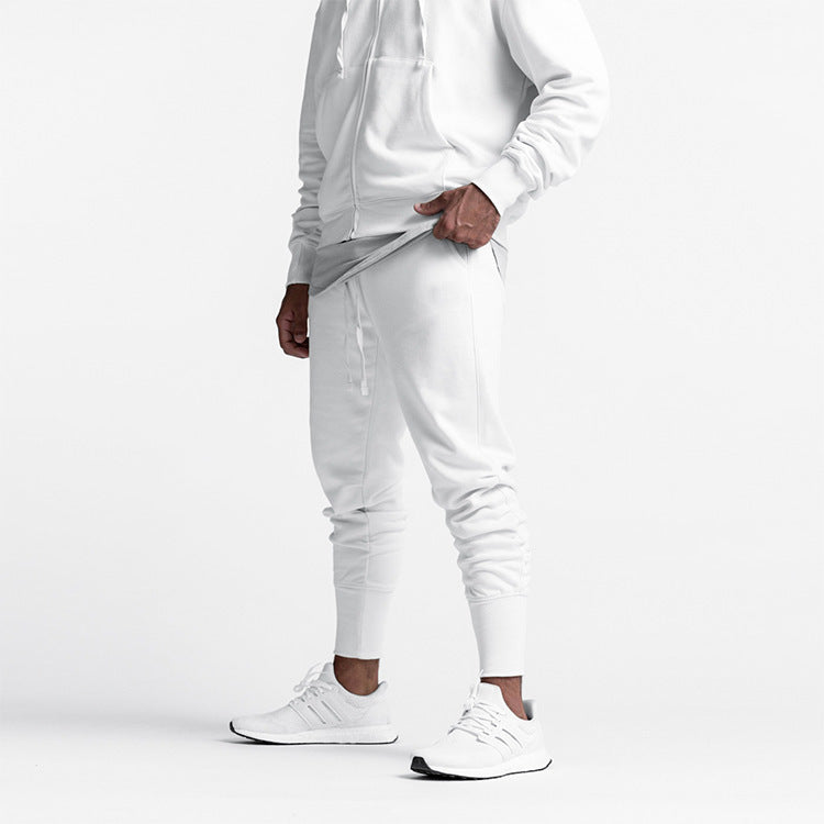 Herren bequeme Slim-Fit Sporthose mit Bündchen Aliams