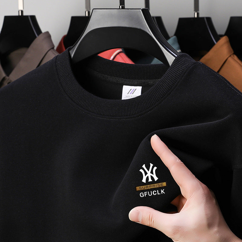 Herren Freizeit Sweatshirt mit stilvollem Rundhalsausschnitt Aliams