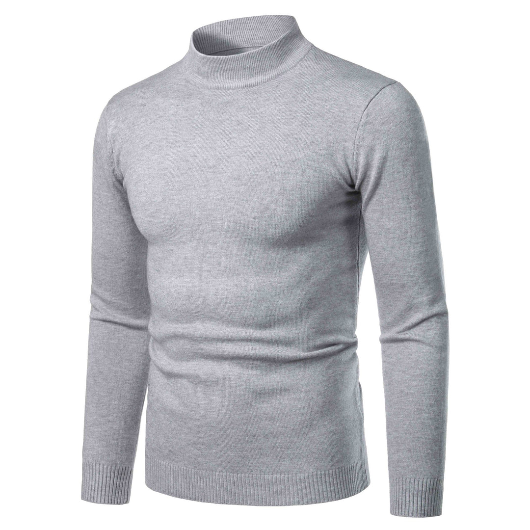 Herren warme Rollkragenpullover aus feinem Strickmaterial Aliams