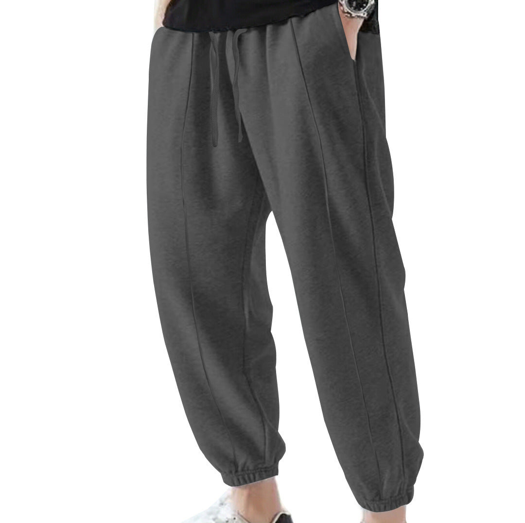 Herren Jogginghose mit seitlichen Taschen und elastischem Bund Aliams