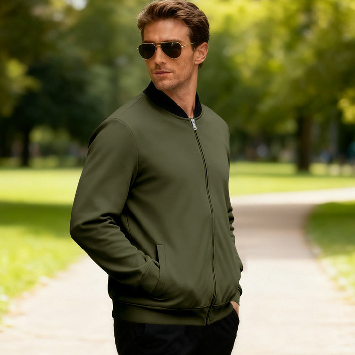 Herren Sportliche Bomberjacke Aliams