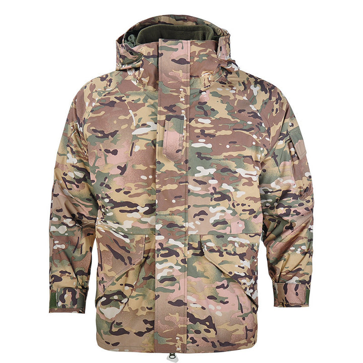 Herren wetterfeste Camouflage-Jacke Aliams