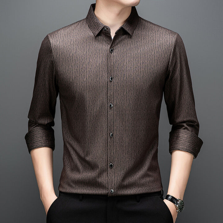 Herren Hemd mit feinem Strukturdesign Aliams