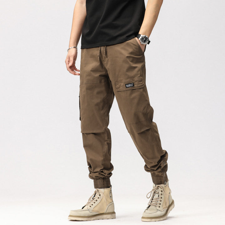 Herren Cargo-Hose mit elastischem Bund und praktischen Taschen Aliams