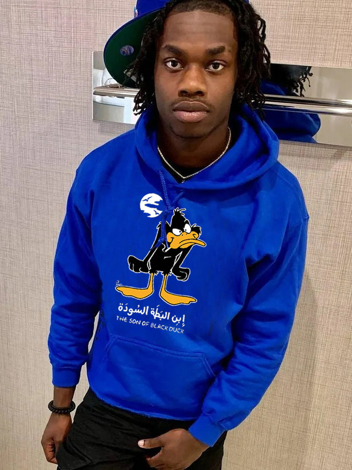 Herren Kapuzenpullover mit einzigartigem Cartoon-Motiv Aliams