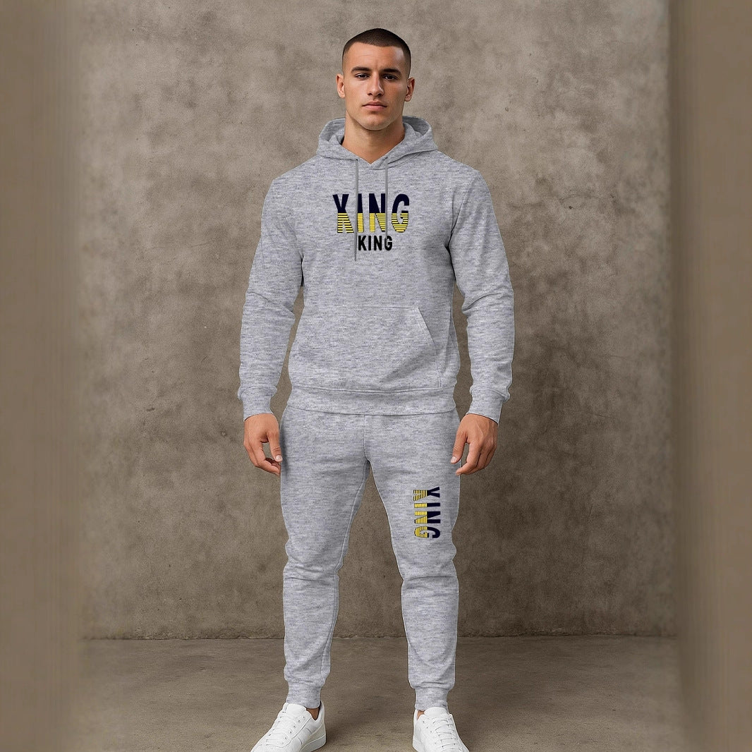 Herren sportives Hoodie- und Jogginghose-Set Aliams