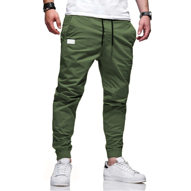 Herren Cargo-Hose mit funktionalen Taschen und elastischem Bund Aliams