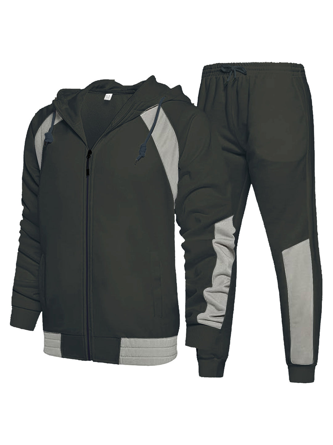 Herren Sportliches Activewear-Set mit Kapuze und Taschen Aliams