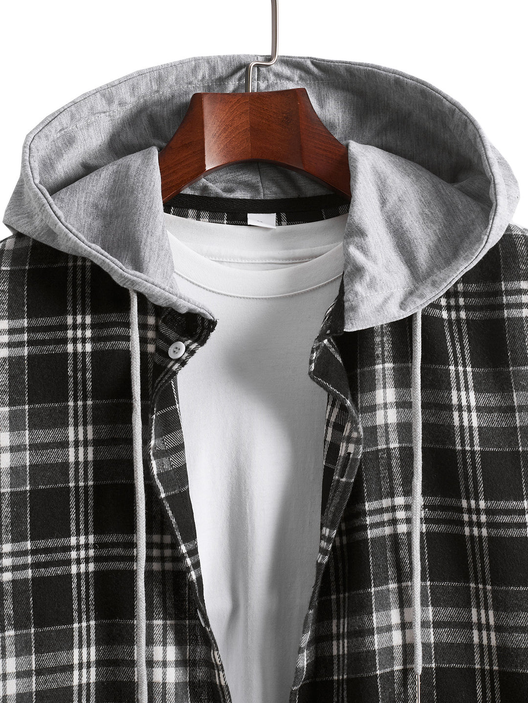 Herren Übergangsbluse mit abnehmbarer Kapuze Aliams