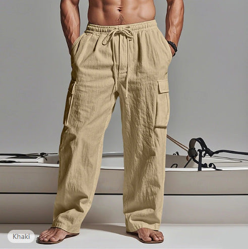 Herren Cargo-Hose mit elastischem Bund und praktischen Seitentaschen Aliams