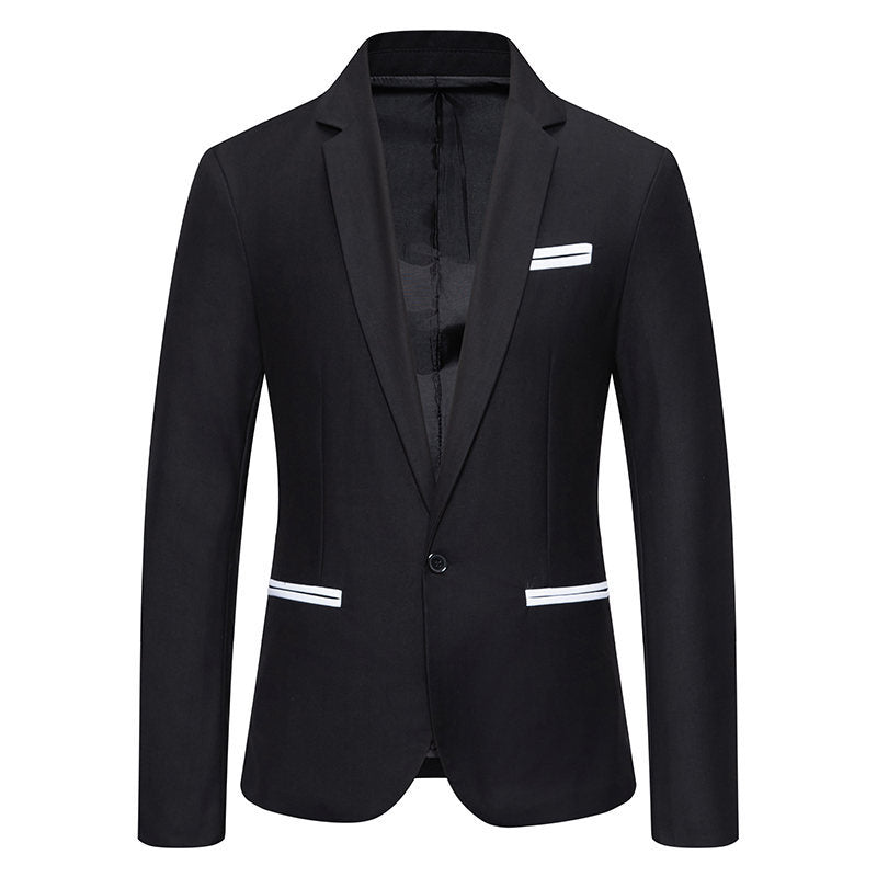 Herren Eleganter Blazer mit kontrastierenden Details Aliams