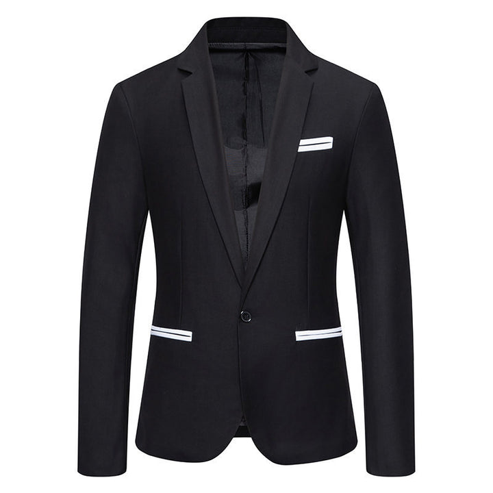 Herren Eleganter Blazer mit kontrastierenden Details Aliams