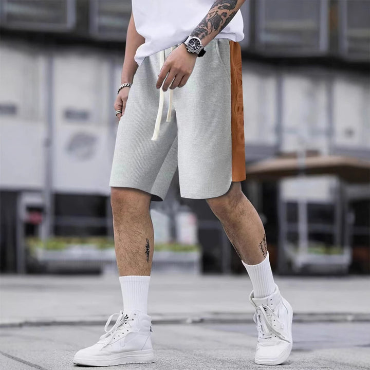 Herren sportliche Shorts mit detailreicher Struktur und innovativer Seitentasche Aliams