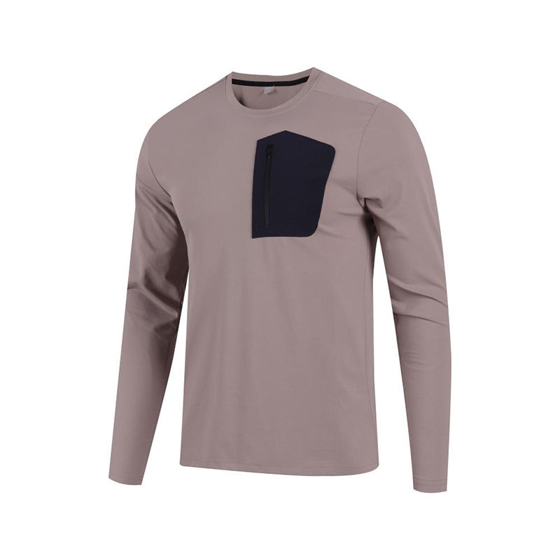 Herren Funktionslangarmshirt mit praktischer Brusttasche Aliams