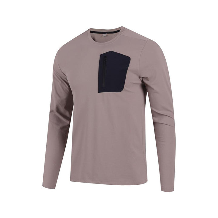 Herren Funktionslangarmshirt mit praktischer Brusttasche Aliams