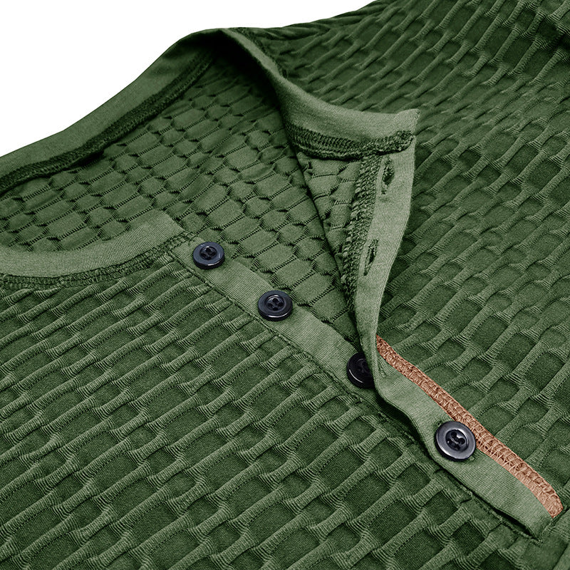 Herren strukturiertes Langarmshirt Aliams