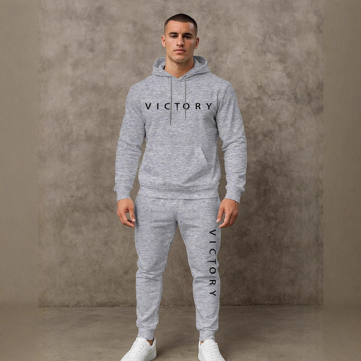 Herren komfortabler Sportanzug mit modernem Schriftzug Aliams