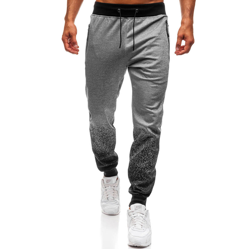 Herren sportliche Jogginghose mit modischem Farbverlauf Aliams