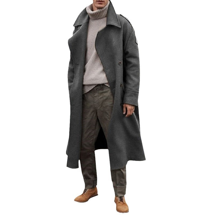 Herren langer Trenchcoat Aliams