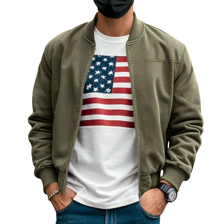 Herren sportliche Bomberjacke mit atmungsaktiven Eigenschaften und stylischem Schnitt Aliams