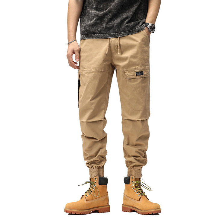 Herren Cargo-Hose mit elastischem Bund und praktischen Taschen Aliams