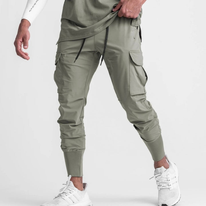 Herren verstellbare Cargo-Jogger-Hosen Aliams
